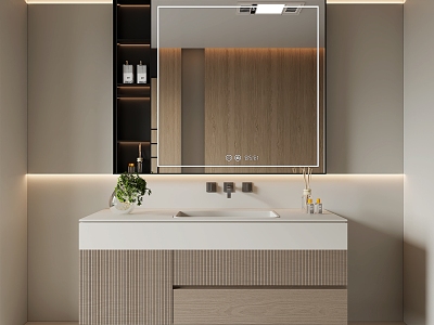 Bathroom Cabinet Bathroom Cabinet Mirror Cabinet Mirror Wash Basin Faucet model