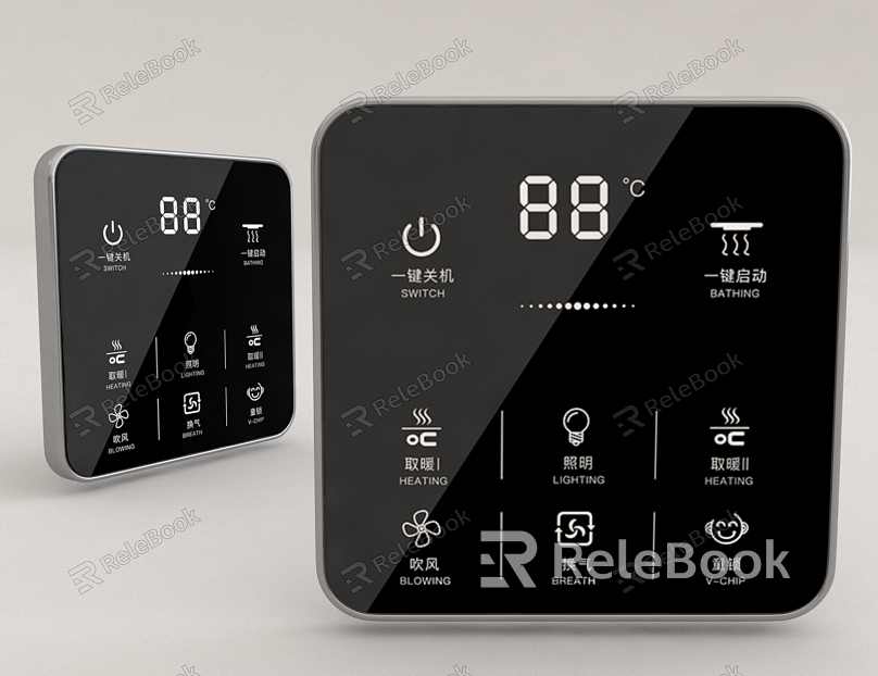 Switch panel intelligent switch water and electricity control panel model