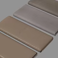 Different Colored Long Cushions With Leather And Fabric Materials For Seating
