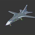 Detailed Military Weapon Fighter Jet Model With Realistic Design And Silver Finish