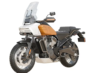 Harley-Davidson Motorcycle 3d model
