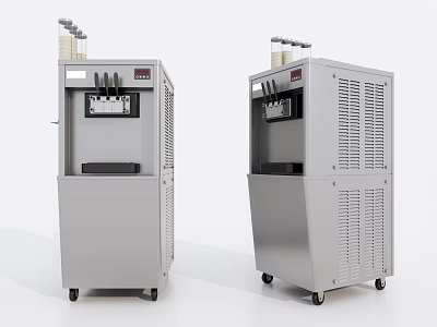 Modern Ice Cream Machine Ice Cream Machine Milk Tea Machine Appliances 3d model