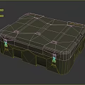 Green Heavy Duty Storage Case AD-18Y With Durable Design For Secure Transport And Equipment Protection