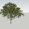 Realistic Inflatable Tree Decoration With Green Leaves And Yellow Flowers For Events