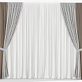 Universal Curtain Window Screen 3d model