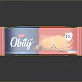 Obily Round Cookies In Pink And Blue Packaging With 10 Pieces