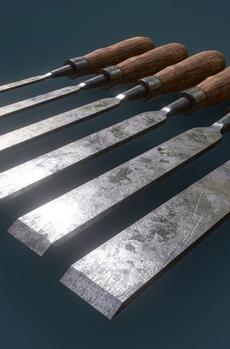 chisel hardware tools 3d model