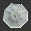 Traditional Bronze Lantern With Plant Carvings Golden Top And Marble Base