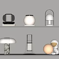 Modern table lamp 3d model