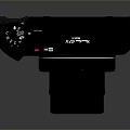 DSLR Camera Card Machine Digital Camera Digital Camera Photographic Equipment 3d model