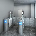 Modern gate 3d model