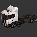 Modern Truck Big Truck Large Transporter 3d model