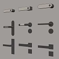 Modern Minimalist Handle Minimalist Door Handle 3d model