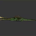 Crocodile Alligator Nile Crocodile carnivore reptile cold-blooded animal reptile 3d model