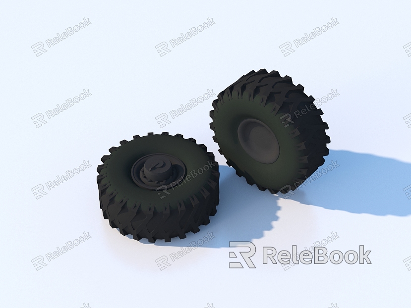 tire tire wheel hub model