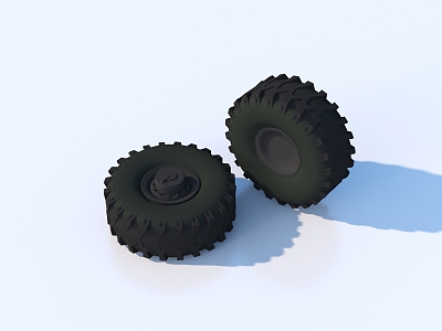 tire wheel hub model