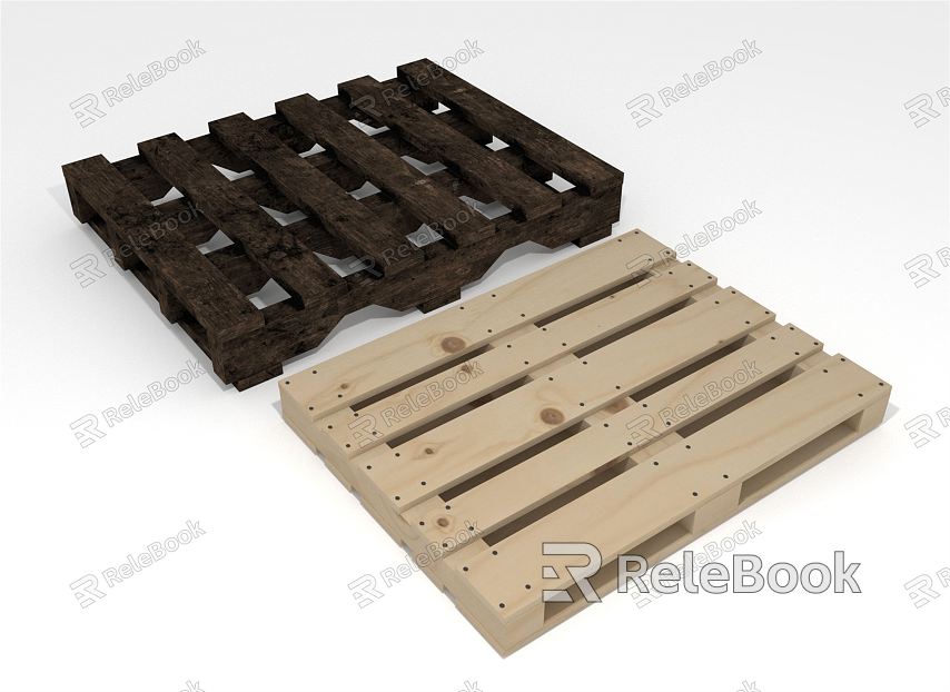 Modern pallet forklift pallet model