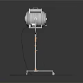 Retro Lighting Movie Light Spotlight 3d model
