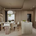 Modern Living Dining Room Interior With Wooden Ceiling Sofa Coffee Table And Decorative Art