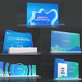 Display Boards Check in Desk And Backdrop For 2023 China International Digital Economy Conference