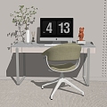 modern desk chair 3d model