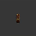 Ornate Mythical Sword With Golden Red Hilt And Glowing Blue Blade Accents
