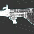 Modern Black Tactical Rifle With Scope Barrel Stock And Magazine Features
