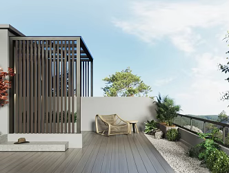 Modern Balcony 3d model