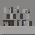 Collection of Modern Refrigerators and Freezers with Various Styles and Colors