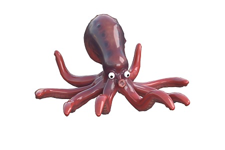 Octopus Cartoon Octopus 3d model