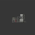 Automated Industrial Processing Equipment with Conveyor Systems Processing Modules and Safety Guards