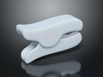 White Modern Stapler With Sleek Design For Home Office Daily Supplies 3d model