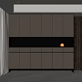 Modern Light Gray Shoe Cabinet With Multiple Doors And Ambient Lighting