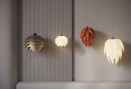Modern chandelier 3d model