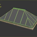 Architectural Glass Skylight Structure For Building Roof With Clear Glass Panels
