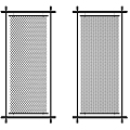 Barbed wire screen barbed wire stainless steel metal partition 3d model