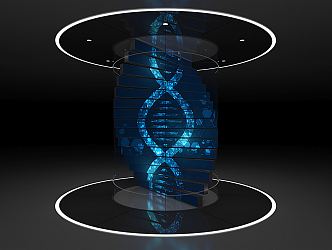 Modern Pillar Science and Technology Tree 3d model