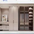 Modern Wardrobe Interior Design With Glass Doors Drawers And Open Compartments