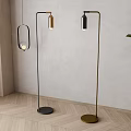 Floor lamp combination 3d model