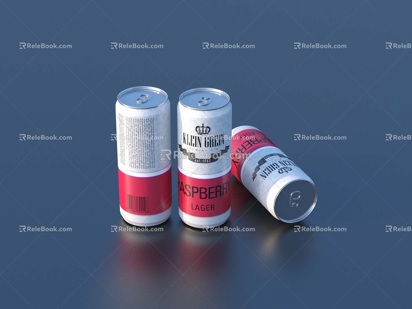 Cans Drink Beer 3d model