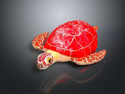 Turtle Cartoon Turtle Snapping Turtle Chickbill Turtle Reptile Cold Blooded Animal Reptile Class 3d model