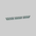Modern Shower Sauna Bathroom Interior With Glass Double Doors And Handles