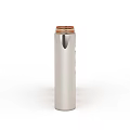 Cylindrical Lockers In Silver Orange Gold Red With Unique Cutout Shapes And Modern Style