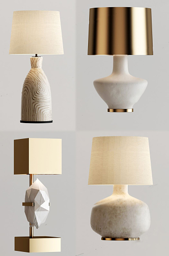 Modern Table Lamp Table Lamp Combination 3d model