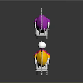 Modern game character bionic robot fish robot fish freshwater fish 3d model