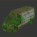 Scrap car Scrap car Scrap car Realistic 3d model