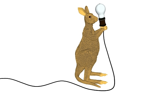 Kangaroo lampstand 3d model