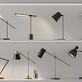 Modern Metal Table Lamp Combination Desk Lamp Office Table Lamp 3d model
