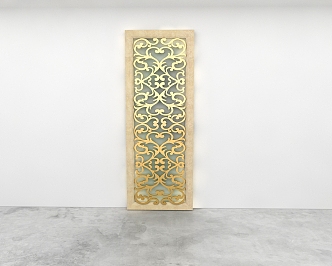 Carved partition 3d model