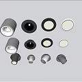 Modern Downlights and Spotlights with Various Designs and Colors for Home Lighting